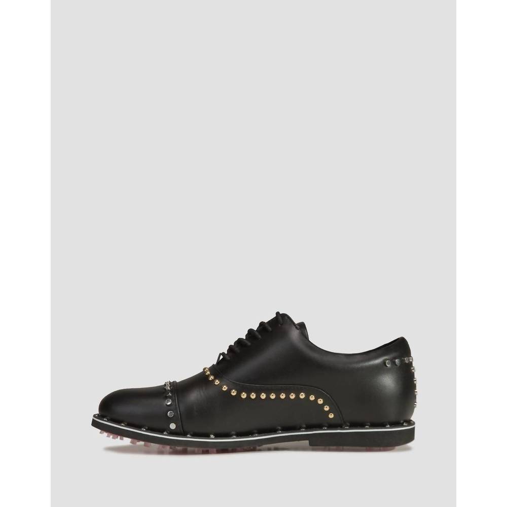 NEW G/FORE ladies welt stud gallivanter golf shoes in black - Picture 3 of 4